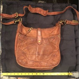 Frye Washed Leather Over the Shoulder Bag